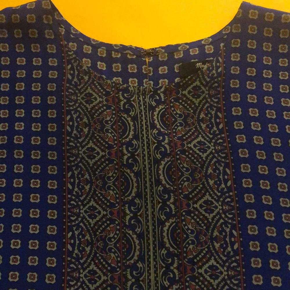 🟠 Madewell 🟠 1937 silk short sleeve blouse - Picture 4 of 9